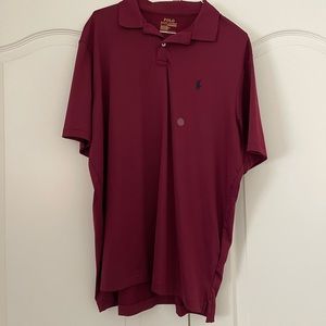 Ralph Lauren light weight performance polo. Size large. New with tags.